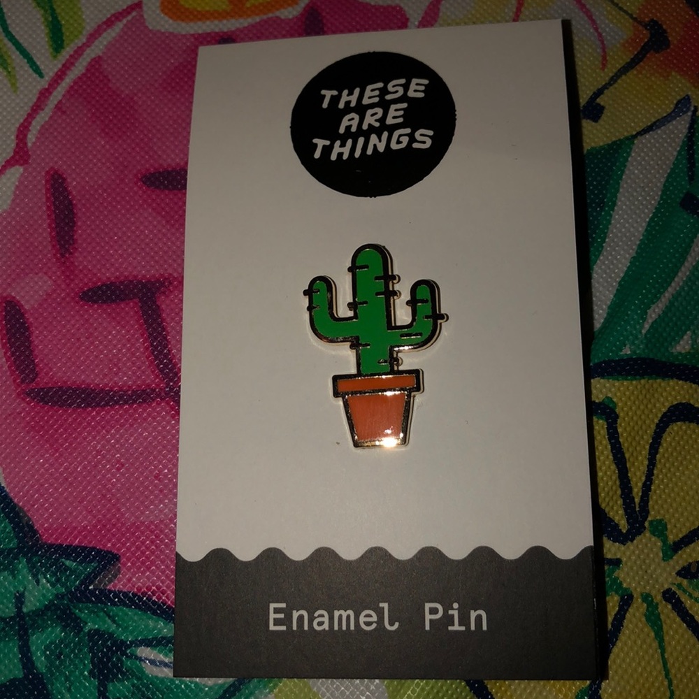 New Cactus Pin 1”